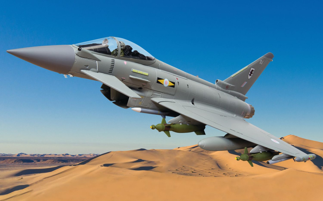 Náhľad produktu - 1:48 Eurofighter Typhoon FGR.4, RAF No.11 Sqn, Operation Ellamy