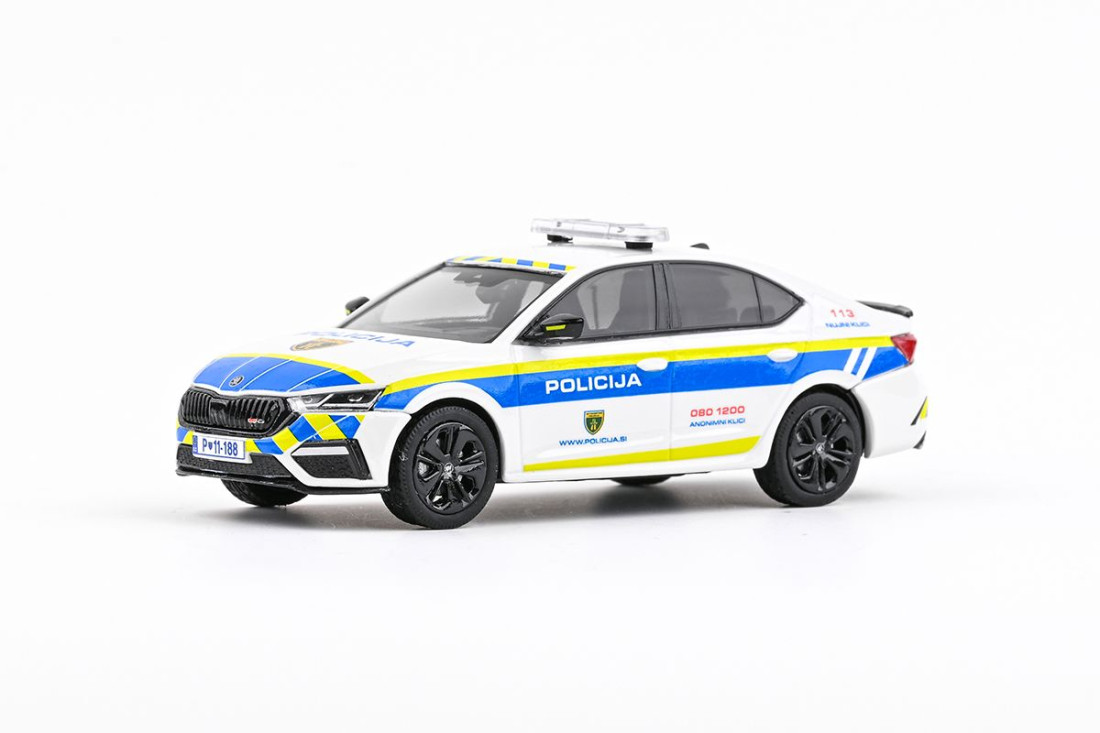 Náhľad produktu - 1:43 Škoda Octavia IV RS (2020) – Polícia Slovinsko