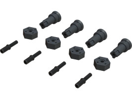 1:18 Arrma Granite Grom 4WD: Osy a náboje kol