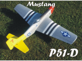 North American P-51D Mustang EPP (farebný)