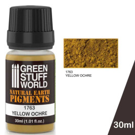 Natural Earth Pigments – Yellow Ochre (30 ml)
