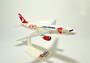 1:200 Airbus A320-214 CSA Czech Airlines ″2019″ Colors w. ″100 Years″ sticker (Snap-Fit)