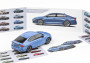 1:43 Škoda Octavia IV RS (2020) - modrá Italy