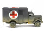 1:32 Kfz.305 Opel Blitz Ambulance, German Army w/ Driver Figure