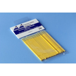 Štětičky Microbrush malé (žluté), 25 ks