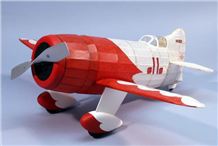 Gee Bee R-1 Racer 610mm (laserom vyrezávaný)