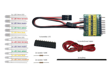 LED osvetlenie modelov a makiet DL8B