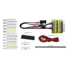 LED osvetlenie modelov a makiet DL8BW (vodeodolné)