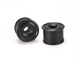 PN Racing Mini-Z 2WD Machine Cut Delrin Black Formula 14x19mm Flanged Wheel R14