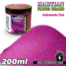 Martian Fluor Grass 4–6 mm – modelársky posyp Andromeda Pink (200 ml)