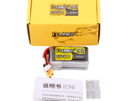 GENS ACE LIPO TATTU R-Line FPV serie - 3S 850mAh 11,1V 3S1P (150C) Version 5.0