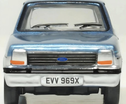 1:76 Ford Fiesta Mk.I Titan Blue Strato Silver