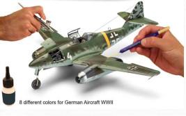 Súprava farieb Revell Aqua Color 36200 – German Aircraft WWII (8× 18 ml)