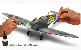 Súprava farieb Revell Aqua Color 36201 – RAF WWII (8× 18 ml)
