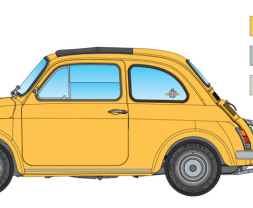 1:12 Fiat 500F, 1968 (Upgraded Edition)