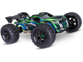 1:8 Traxxas Sledge 4WD TQi RTR s belted pneu (zelený)