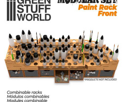 Modular Paint Rack – modulárny stojan na farby (čelný)