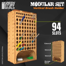 Modular Brush Holder – stojan na štetce s 94 slotmi