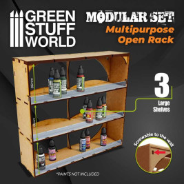Multipurpose Open Rack – modulárny viacúčelový organizér s 3 policami