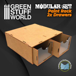 Modular Rack with Drawers – modulárny organizér s 2 zásuvkami