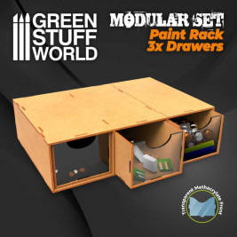 Modular Rack with Drawers – modulárny organizér s 3 zásuvkami