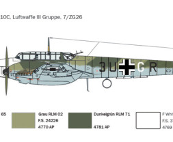 1:72 Messerschmitt Bf 110 C3/C4 Zerstörer