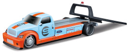 1:64 Maisto Elite Transports Flatbed & Ford GT H.E. Light Blue No.9