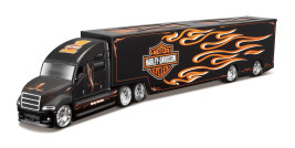 1:64 Harley-Davidson Haulers Black & Flames