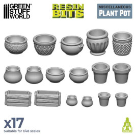 3D Printed Set Plant Pot – 3D tlačené kvetináče (30 ks)
