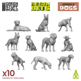 3D Printed Set Dogs – 3D tlačenie psy (10 ks)