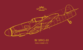 1:72 Messerschmitt Bf 109 G-10/G-14 (Dual Combo, Royal Class)