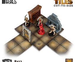 Dungeon Tiles – dlaždice hladomorne 25mm (3 hárky)