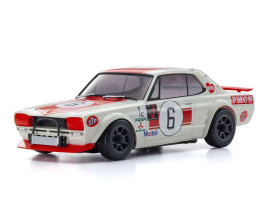 Mini-Z AWD Nissan Skyline 2000GT-R KPGC10 Racing 72 No.6 Red s vysielačom KT-531P