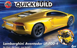 QUICK BUILD Lamborghini Aventador (žltý)