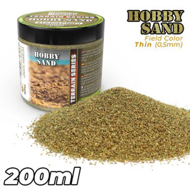 Thin Hobby Sand – Field Sand 0,5mm (200 ml)