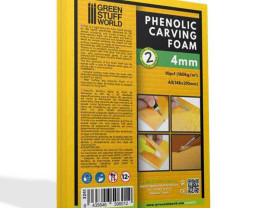 Phenolic Carving Foam – fenolická pena 4mm, formát A5 (2 ks)