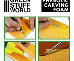 Phenolic Carving Foam – fenolická pena 4mm, formát A5 (2 ks)