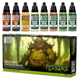 Acrylic Paint Set – Pestilence (8× 17 ml)