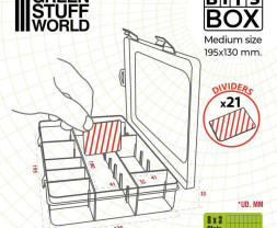 Storage Bits Boxes Medium – box stredný s variabilnými úložnými priestormi