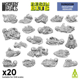 3D Printed Skeleton Remains – 3D tlačená torza kostlivcov (20 ks)