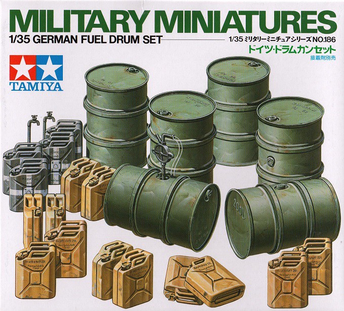 Náhľad produktu - 1:35 Military Miniatures German Fuel Drum Set