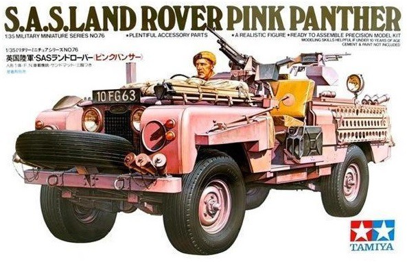 Náhľad produktu - 1:35 S.A.S. Land Rover Pink Panther