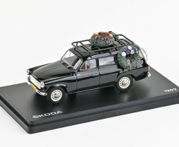 1:43 Škoda 1202 (1964) - pohrebné auto s venci