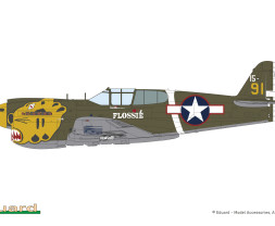 1:48 Curtiss P-40E Warhawk (Dual Combo Royal Class)