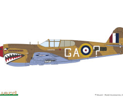 1:48 Curtiss P-40E Warhawk (Dual Combo Royal Class)