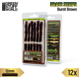 Grass Strips – samolepiace trávne prúžky, spálená tráva 12mm (12 ks)