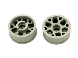 Marka Racing 1:28 Mini-Z 2WD CNC Delrin Flanged Front Wheel 8.5x20mm +3 Offset (Light Grey)