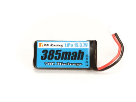 PN Racing LiPo 1S 3.7V 385mAh (70C) Battery
