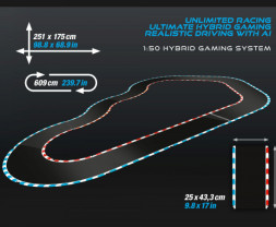 Autodráha Carrera Hybrid – Speedway to Hell, dĺžka 6,09 m