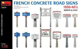 1:35 French Concrete Road Signs 1930–40's (North & East)